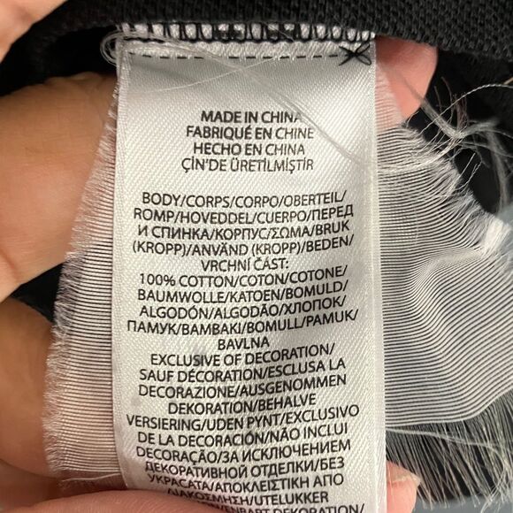 Ralph Lauren Kids Polo Shirt in Black with Red Logo size 7 #744 - Picture 5 of 6